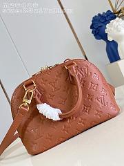 Colestore  Louis Vuitton Alma BB Monogram Empreinte Leather Caramel 23x17x11cm - 6