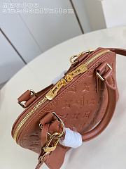 Colestore  Louis Vuitton Alma BB Monogram Empreinte Leather Caramel 23x17x11cm - 5