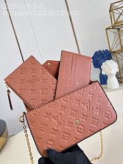 Colestore Louis Vuitton Félicie Pochette Caramel 21 x 12 x 3cm - 6