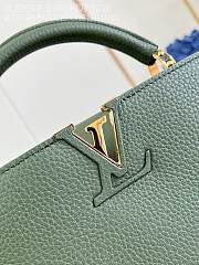 Colestore Louis Vuitton Capucines MM Dark Kaki M25474 31x20x11cm - 3
