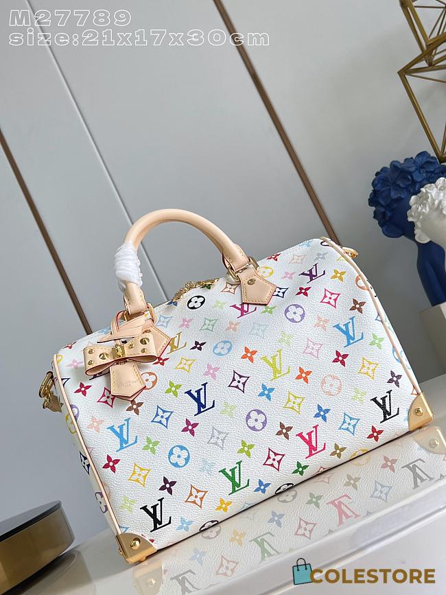 Colestore Louis Vuitton LV x TM Speedy Soft 30 Monogram Multicolor M27789 30x21x17cm - 1