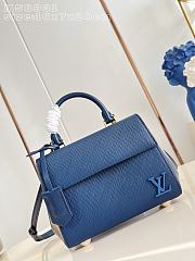 Colestore Louis Vuitton Cluny Mini Epi Navy Blue 20x7x16cm - 1