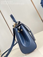 Colestore Louis Vuitton Cluny Mini Epi Navy Blue 20x7x16cm - 6