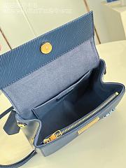 Colestore Louis Vuitton Cluny Mini Epi Navy Blue 20x7x16cm - 5