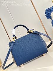 Colestore Louis Vuitton Cluny Mini Epi Navy Blue 20x7x16cm - 3