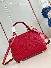 Colestore Louis Vuitton Cluny Mini Epi Red 20x7x16cm - 4