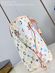 Colestore Louis Vuitton LV x TM Neverfull MM Monogram Multicolor White 32 x 29 x 17 cm  - 3