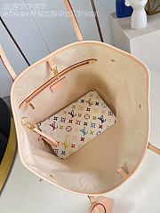 Colestore Louis Vuitton LV x TM Neverfull MM Monogram Multicolor White 32 x 29 x 17 cm  - 2