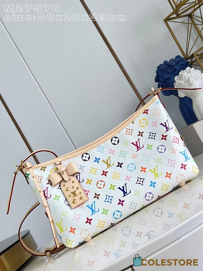 Colestore Louis Vuitton LV x TM Carryall East-West Monogram Multicolor White 20x10x33cm - 1