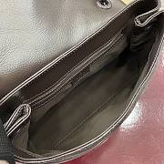 Colestore Gucci GG Marmont Medium Shoulder bag in Dark Brown Leather 31x17x8cm - 6