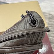 Colestore Gucci GG Marmont Medium Shoulder bag in Dark Brown Leather 31x17x8cm - 5