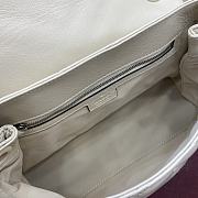 Colestore Gucci GG Marmont Medium Shoulder bag in Ivory Leather 31x17x8cm - 4