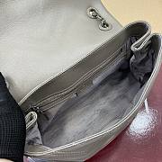 Colestore Gucci GG Marmont Medium Shoulder bag in Dusty Grey Leather 31x17x8cm - 5