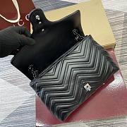 Colestore Gucci GG Marmont Medium Shoulder bag in Black Leather 31x17x8cm - 6