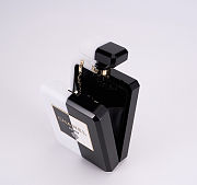 Colestore Chanel White Black Plexiglass Perfume Bottle Clutch in Chanel Collector’s ltem 20×12×5cm - 4