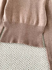 Colestore  Loro Piana Rose Island Cardigan Cashmere, Linen Turkish Coffee - 4