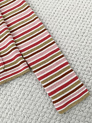 Colestore Chanel Long-Sleeved Top Cotton & Mixed Fibres  Pink, Red & Green - 5