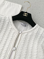 Colestore Chanel Cardigan Cotton White - 4