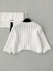 Colestore Chanel Cardigan Cotton White - 2