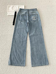 Colestore Louis Vuitton LV Ski Signature Sequin Slim-fit Jeans 1AIPPP - 6