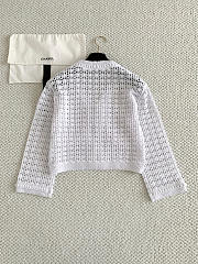 Colestore Chanel Cardigan Silk Creamy white - 5