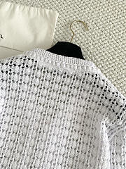 Colestore Chanel Cardigan Silk Creamy white - 4