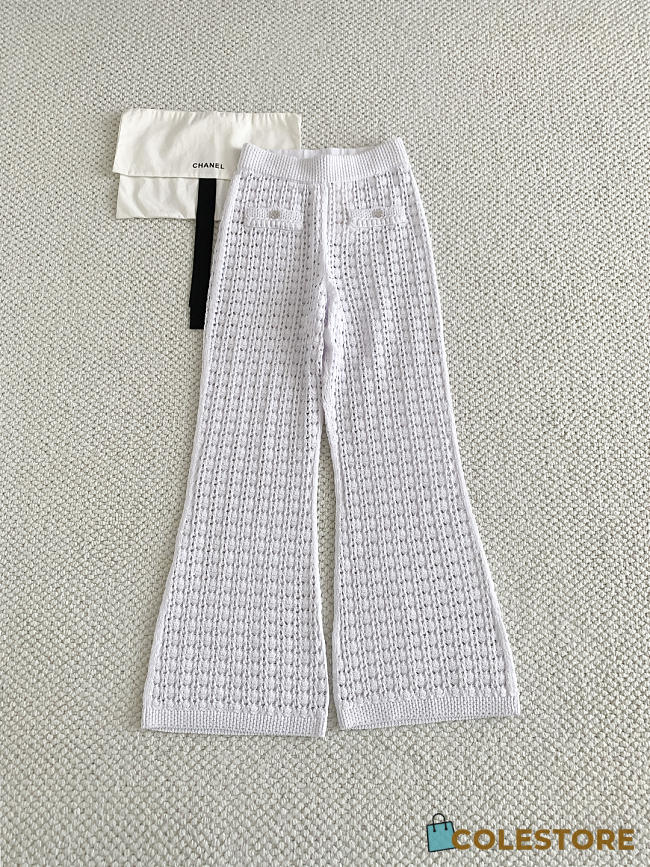 Colestore Chanel Trouser Cotton lace White - 1