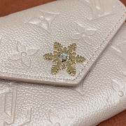 Colestore Louis Vuitton Victorine Wallet in Cream Monogram Empreinte Leather with Snowflake Charm 12 x 9.5 x 2.5cm - 6