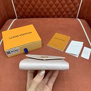 Colestore Louis Vuitton Victorine Wallet in Cream Monogram Empreinte Leather with Snowflake Charm 12 x 9.5 x 2.5cm - 5
