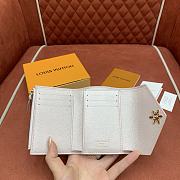 Colestore Louis Vuitton Victorine Wallet in Cream Monogram Empreinte Leather with Snowflake Charm 12 x 9.5 x 2.5cm - 4