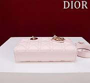 Colestore Dior Lady D-Joy Micro Bag Powder Pink Cannage Lambskin 22x12x6.5cm - 6