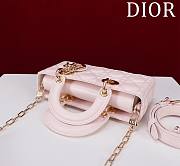 Colestore Dior Lady D-Joy Micro Bag Powder Pink Cannage Lambskin 22x12x6.5cm - 3