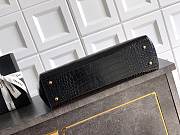 Colestore Chanel Black Crocodile-Embossed Bag – Spring/Summer 2026 35x21x12cm - 3