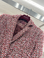 Colestore Gucci Blue and Red Wool Bouclé Jacket  - 5