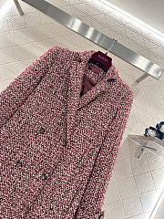 Colestore Gucci Blue and Red Wool Bouclé Jacket  - 4