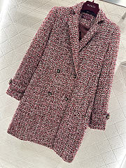 Colestore Gucci Blue and Red Wool Bouclé Jacket  - 2