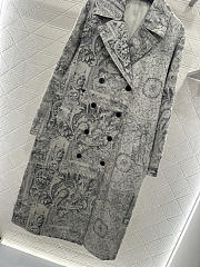 Colestore Dior Coat Beige Dior Barocco Cotton, Mohair and Wool Blend - 5