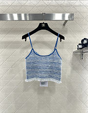 Colestore Chanel Top Mixed Fibres  Light Blue - 1