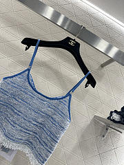 Colestore Chanel Top Mixed Fibres  Light Blue - 5