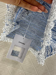 Colestore Chanel Top Mixed Fibres  Light Blue - 4