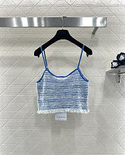 Colestore Chanel Top Mixed Fibres  Light Blue - 2