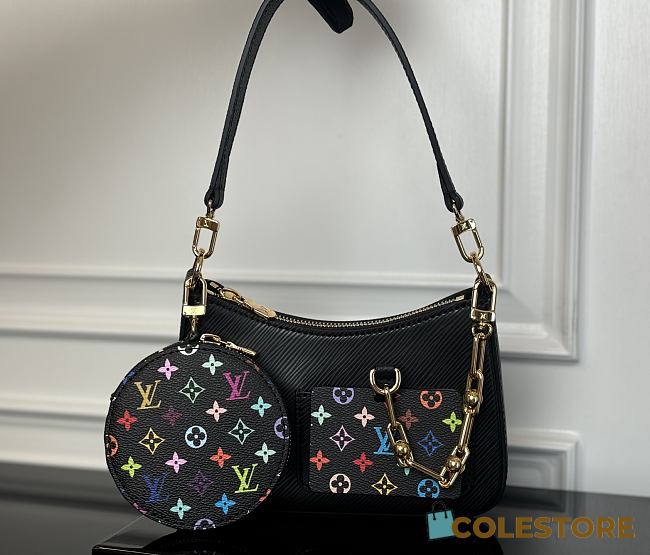 Colestore Louis Vuitton LV x TM Marellini in Black Epi Leather 19x13.5x6.5cm - 1