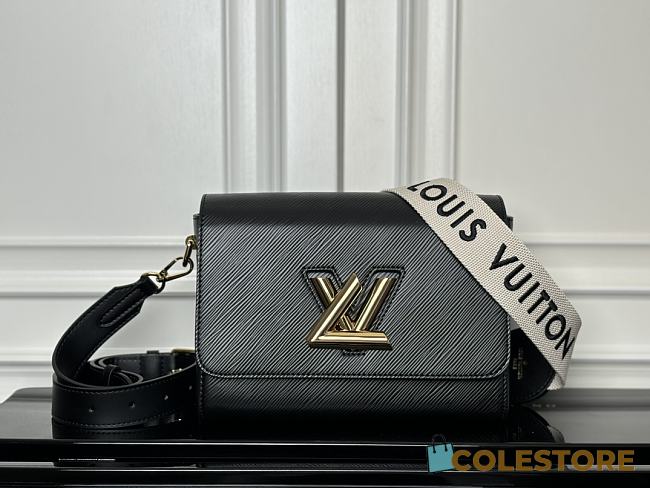Colestore Louis Vuitton Twist MM in Black Epi 23 x 17 x 9.5cm - 1
