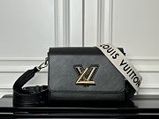 Colestore Louis Vuitton Twist MM in Black Epi 23 x 17 x 9.5cm - 1