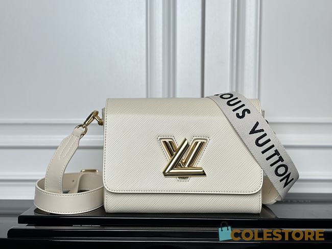 Colestore Louis Vuitton Twist MM in Ivory Epi 23 x 17 x 9.5cm - 1