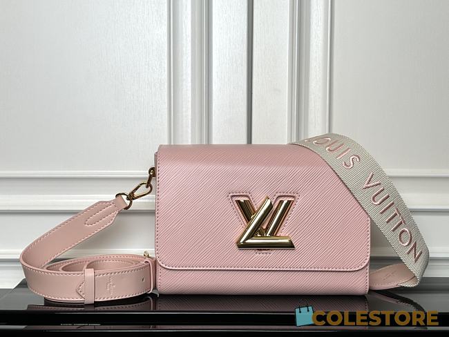 Colestore Louis Vuitton Twist MM in Pink Epi 23 x 17 x 9.5cm - 1