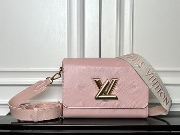 Colestore Louis Vuitton Twist MM in Pink Epi 23 x 17 x 9.5cm