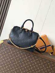 Colestore Louis Vuitton Speedy Bandoulière 25 Calfskin Leather in Black 25 x 13 x 18cm - 1