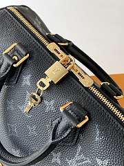 Colestore Louis Vuitton Speedy Bandoulière 25 Calfskin Leather in Black 25 x 13 x 18cm - 3