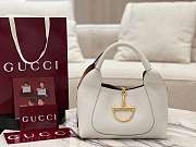 Colestore Gucci Softbit Small Shoulder Bag in White leather 21x27.5x6cm - 1